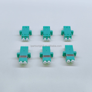 Adaptador de Fibra Óptica Dúplex LC UPC OM3 Aqua, Acoplador LC-LC para Cableado Multimodo de Centros de Datos, Suministro de Fábrica - Product Image 6
