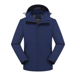 <b>Men's</b> Outdoor <b>Waterproof</b> and Windproof Shell <b>Jacket</b> for Spring and Autumn Weather Resistant Clothing Outdoor Down <b>Jacket</b> - Product Image 1