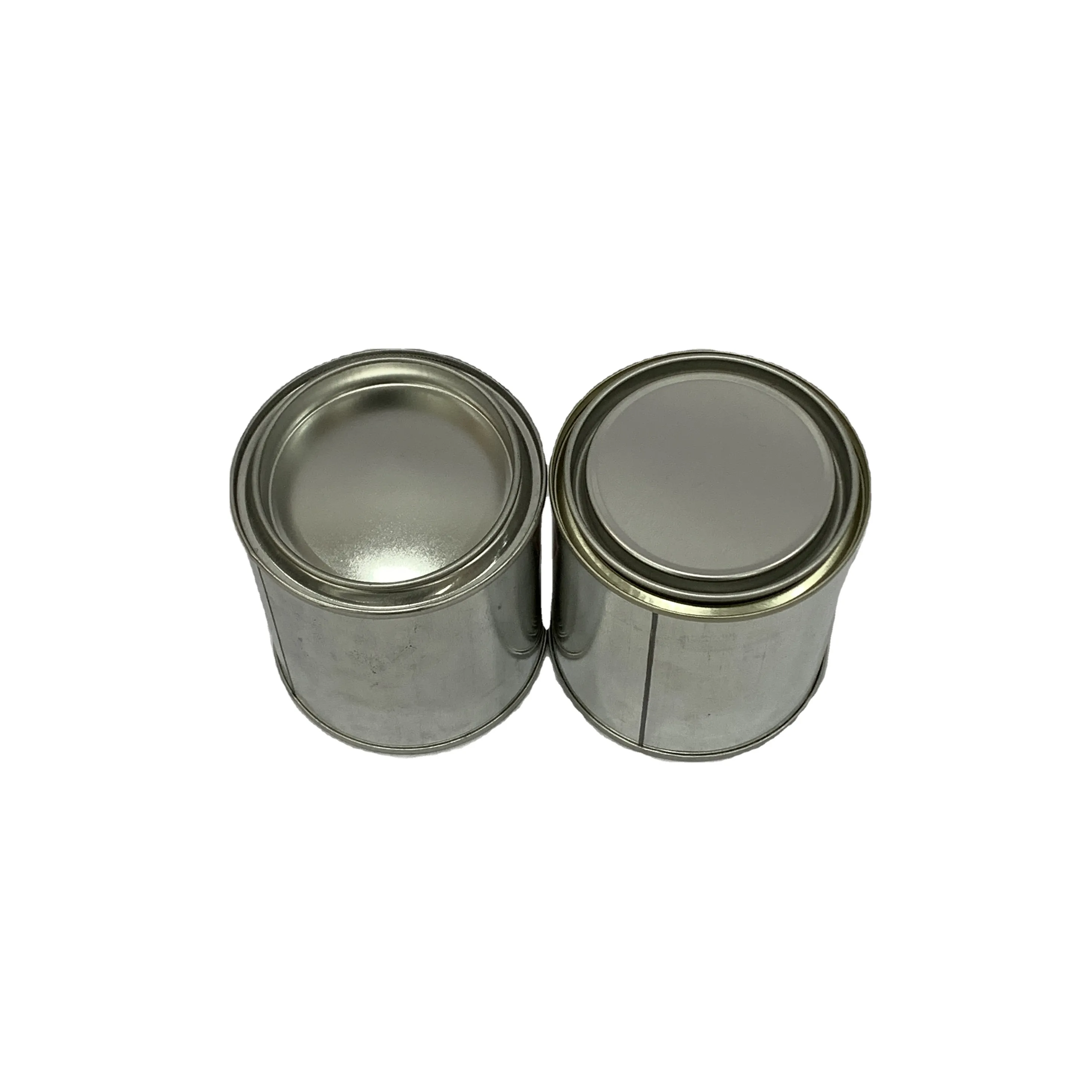 Metal tin can container manufacturer circular 300ml 400ml for tea storage