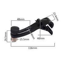 Pince de fixation antichoc pour micro de batterie, support anti-vibration pour kit de batterie, batterie de jazz, pièces de matériel de capture sonore en direct