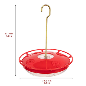Comedero para Pájaros Suspendido de Plástico con Fuente de Agua para Uso en Exteriores, Fácil de Limpiar y Rellenar - Product Image 3