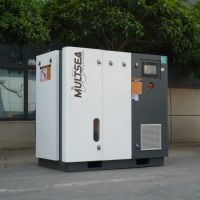 Compresseur d'air à vis haute efficacité MULTSEA 132 kW, faible bruit, pour usage industriel, avec 5 ans de garantie