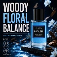 Parfum pour homme Royal CEO - Best-seller - Parfum au parfum boisé bleu - Haute qualité et effet longue durée