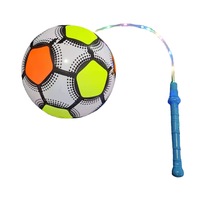 Jouets à LED pour enfants : Ballon rebondissant, ballon de football gonflable, ballon lumineux clignotant, ballon oscillant amusant