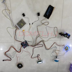 Kit DIY de mini machine à griffes avec <span class=keywords><strong>portique</strong></span> de 25,7 cm <span class=keywords><strong>pour</strong></span> jeu de grue d'arcade, carte de jeu PCB, accepteur de pièces, boutons et faisceau de câblage - Product Image 2
