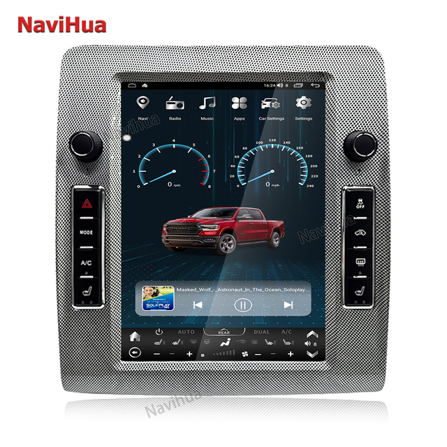 NaviHua 10.4 Inch Multimedia Android Car Radio For Dodge Challenger 2008 2014 Auto Head Unit Monitor GPS Navigation New Upgrade