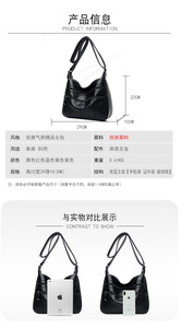 New Fashion PU <b>Leather</b> Women's <b>Purses</b> Ladies Luxury Handbags Girls Trendy Hand Bags for Woman Fashion <b>Purses</b> - Product Image 6