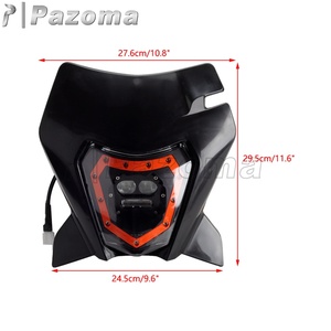 Phare LED Enduro Supermoto haut bas pour <span class=keywords><strong>Yamaha</strong></span> WR YZ 250 F 450 <span class=keywords><strong>R</strong></span> X TTR110 - Product Image 6