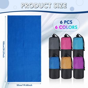 Serviettes de sport en microfibre absorbantes à séchage rapide pour la gym et l'exercice, personnalisables avec logo, vente en gros - Product Image 4