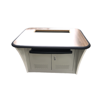Bureau d'ordinateur moderne commercial de conception de mode avec le bureau de moniteur caché par Pop-up de tiroir pour la table de formation de bureau de salle de classe
