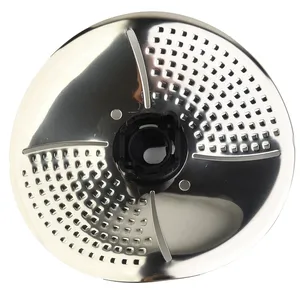 1x Schutzhülle aus Silbernem Edelstahl für Messerabdeckung Küchenzubehör für Thermomix <span class=keywords><strong>Tm5</strong></span> Tm6 Tm31 14cmx14.5cm - Product Image 5