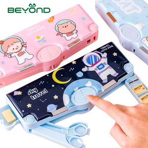 BEYOND Plastic Multifunction Mechanical <strong>Pencil</strong> Box,magnet School Kids <strong>Automatic</strong> Magnetic <strong>Pencil</strong> <strong>case</strong> With Scissor Sharpener - Product Image 2
