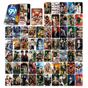 92PCS <span class=keywords><strong>Attaque</strong></span> sur <span class=keywords><strong>Titan</strong></span> Double Face HD LOMO Cartes Anime Collectible Trading Autocollants Cartes Photo - Product Image 5