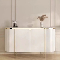 Armoire console simple moderne tiroir armoire à chaussures buffet français lumière luxe rock board cloison armoire de rangement