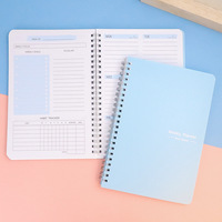Benutzer definierte Notebooks Agenda Täglich Wöchentlich Monatlicher Spiral organisator A5 Notizbücher Zeitplan Agenda Planer