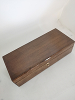 Marteau en bois de couleur noyer personnalisé et ensemble de blocs sonores dans une boîte en bois cadeau de présentation