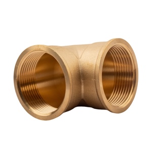 Raccords de plomberie hydraulique en laiton YOD 3/4, connecteurs et adaptateurs en cuivre, coude femelle 90 degrés 1/2 pouce - Product Image 1