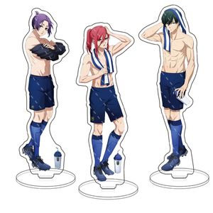 Anime BLUE LOCK <span class=keywords><strong>Action</strong></span> Figure Doll Chigiri Hyoma Isagi Yoichi Kunigami Rensuke Acrylique Stand Model Plate Cosplay Kids Toy Gift - Product Image 2