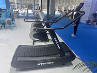 Tapis roulant incurvé en gros avec écran LED, moniteur de fréquence cardiaque sans fil, entraînement électrique, faible bruit, machine de course non motorisée