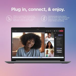 Ordinateur portable Lenovo IdeaPad 1 pour étudiants, écran FHD de 15,6 pouces, 20 Go de RAM, 1 To de SSD, Windows 11 Home, clavier numérique gris - Product Image 2