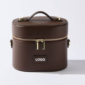 ズボンMaquillageダブルレイヤービーガンメイクポーチ防水ポータブル収納ソリューションマイクロファイバーレザートラベル収納ポーチ - Product Image 5