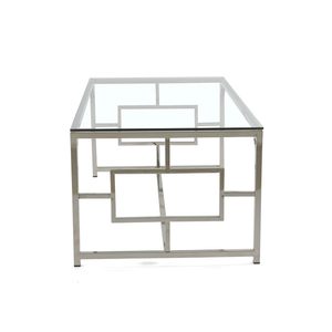 <span class=keywords><strong>Mesa</strong></span> superior de cristal y <span class=keywords><strong>mesa</strong></span> de centro con acabado de diamante para <span class=keywords><strong>pecera</strong></span>, <span class=keywords><strong>mesa</strong></span> moderna con acabado de diamante aplastado - Product Image 3