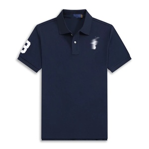 Herren Sommer Hochwertiges 100% Baumwoll-Poloshirt S - 2XL Maßgeschneidert Großhandel Markenlogo Stickerei Design Kurzarm <span class=keywords><strong>Polo</strong></span> Golf T-Shirt - Product Image 1