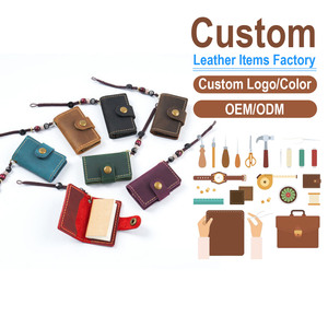 สมุดบันทึกขนาดเล็กแบบพกพา สมุดบันทึกหนังแท้ ของขวัญสำหรับนักเดินทาง - Product Image 1