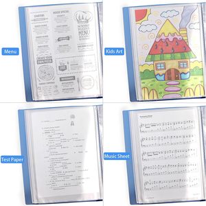 Wholesale Office Business Brand Custom Binder Clear <strong>Display</strong> Book <strong>A4</strong> <strong>Display</strong> Book 60 Page Transparent Insert <strong>Folder</strong> - Product Image 4