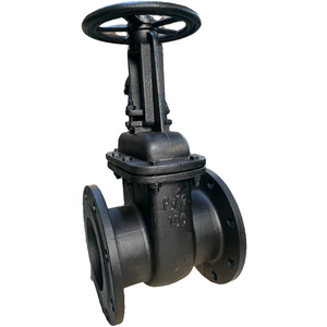 Válvula de hierro fundido tipo brida PN10 PN16 con vástago fijo y sellado de latón 20 #   Puerta - Product Image 1