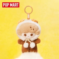Popmart en gros, original pour la série Bean Fluffy Cozy, figurines Frozen, figurines mignonnes en PVC, figurines aveugles unisexes