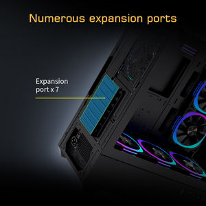 Lovingcool populaire verre trempé E-ATX ATX/MATX noir PC <span class=keywords><strong>Gamer</strong></span> armoire châssis boîtier d'ordinateur et tours PC boîtier de jeu - Product Image 5