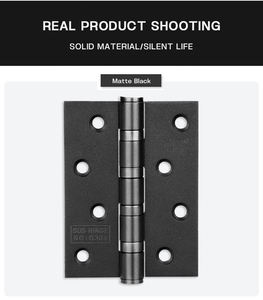 Bisagra de Puerta de Madera con Rodamiento de Bolas de Acero Inoxidable, 4 Pulgadas, 3.0 mm de Grosor, Bisagra Plegable para Puerta, Ventana y Muebles - Product Image 6