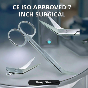 Instrumento Quirúrgico Hasni con Certificación CE e ISO, Manual, 7 Pulgadas, Curvo, con Punta Afilada, Mango con Anillo, Acero Inoxidable, para Uso Dental y Quirúrgico, 5 Años de Garantía - Product Image 2