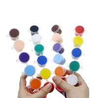BECOL – Kit de peinture acrylique 12 couleurs de haute qualité, écologique et non toxique, 10 ml, avec pinceaux pour artistes