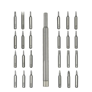 HONGYI 25 In 1 Kit di precisione tascabile per riparazione telefono <span class=keywords><strong>Set</strong></span> di strumenti per cacciavite di riparazione Mini isolato con punta magnetica - Product Image 3