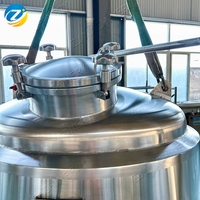 Équipement de fermentation d'alcool ZJ SUS304 Réservoirs de fermenteur en acier inoxydable Navire de fermenteur de brandy