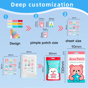 Patchs anti-acné transparents en gros directement de l'usine, <span class=keywords><strong>forte</strong></span> adhérence, invisibles, pour usage quotidien - Product Image 4
