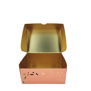 Boîtes cadeaux en papier kraft personnalisables de haute qualité pour gâteaux et pâtisseries, emballages jetables pour boulangerie avec couvercle pour usage alimentaire - Product Image 1