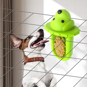Amazon Новые товары для домашних животных, собака, лижущая подкладка, клетка для облегчения скуки, собака, кусающая игрушка, чистка зубов, Интерактивная молярная палочка