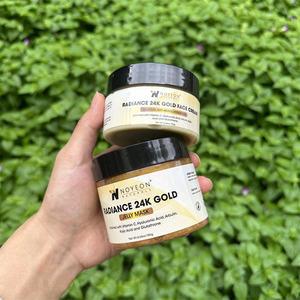 Mascarilla <span class=keywords><strong>Facial</strong></span> de Oro Natural de 24K, Antienvejecimiento, Hidratante, con Vitamina C, Gelatina <span class=keywords><strong>Facial</strong></span>, Etiqueta Privada Personalizable para Cuidado de la Piel de Nariz y Pies - Product Image 2