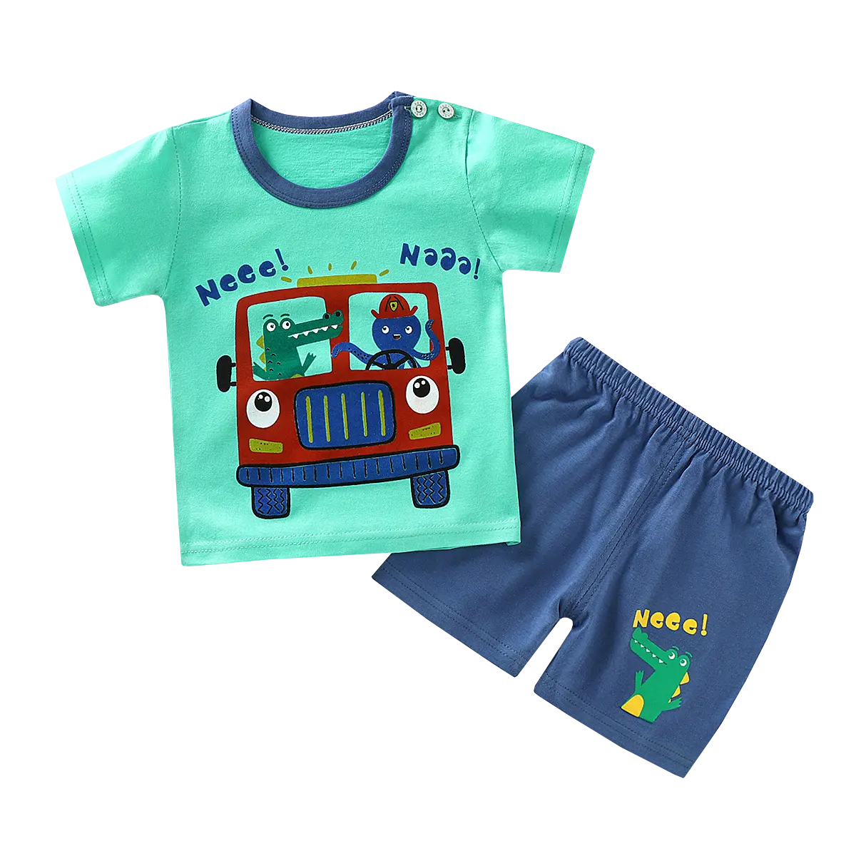 Quality Children's Clothing Suits Printed Style Leisure Wear Home Wear