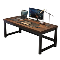 Scrivania per Computer Moderna e Semplice, Tavolo da Studio in Legno per Ufficio Domestico e Soggiorno