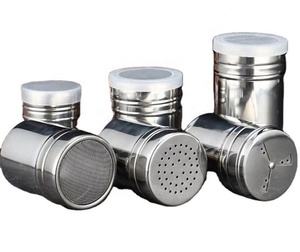 Custom Stainless Steel <b>Spice</b> <b>Jar</b> Dredge Salt Sugar <b>Spice</b> Pepper Shaker Seasoning Can Rotating Cover Multi-purpose Kitchen Tool - Product Image 6