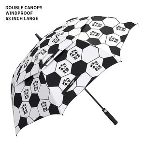 Grand parapluie de golf coupe-vent à double auvent, surdimensionné 60 pouces, imperméable, pour extérieur, patio, jardin, plage, protection solaire - Product Image 5