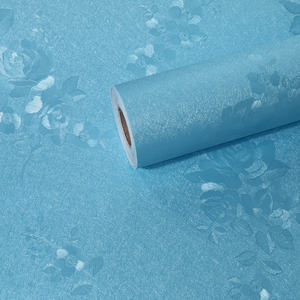 Classic Peony Rose Flower Floral Plain Silk <strong>Texture</strong> Wallpaper Wall <strong>Paper</strong> Rolls PVC Self Adhesive Wallpaper - Product Image 6