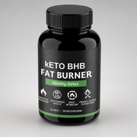 Capsules Keto BHB 500mg, brûleur de graisse haute puissance, perte de poids, contrôle de l'appétit, stimulation du métabolisme, complément cétogène, vente en gros OEM