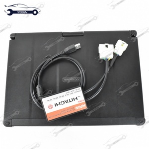 Outil de diagnostic pour excavatrice Dr.ZX Hitachi avec connecteurs 4 et 6 broches et ordinateur portable CFc2 - Product Image 4