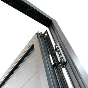 Portes <span class=keywords><strong>d</strong></span>'<span class=keywords><strong>entrée</strong></span> <span class=keywords><strong>d</strong></span>'appartement en aluminium à profil de construction, prix économique - Product Image 6