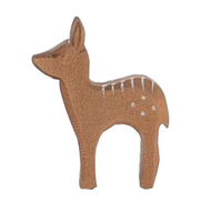 Ornement animal renard en bois fait à la main, décoration de la maison, jouet en bois renard pour enfants d'âge préscolaire